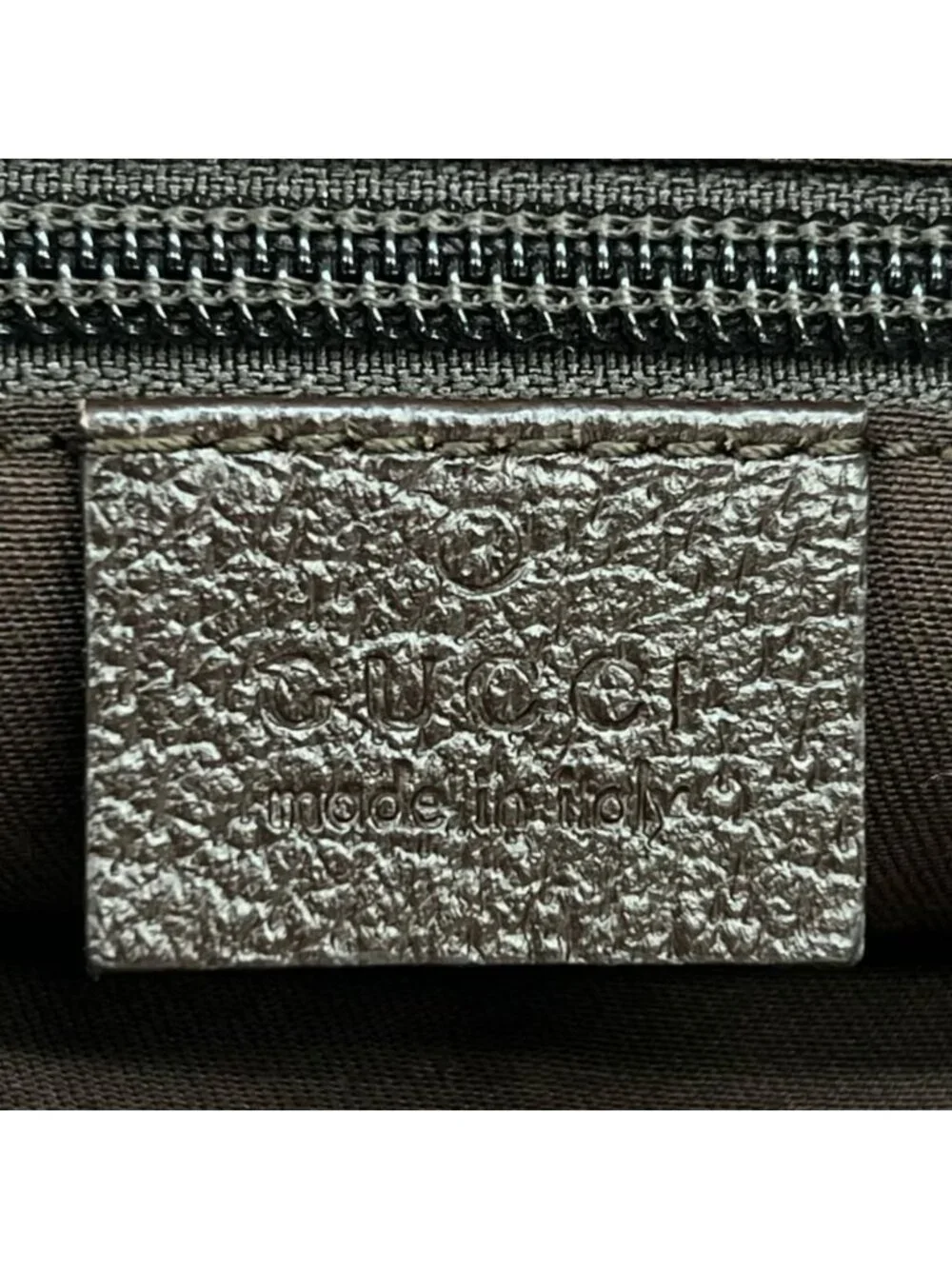Gucci Shoulder Bag Crossbody GG Canvas Leather Brown Silver